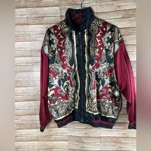 COPY - Casual Isle 80’s 90’s y2k bomber jacket sz Med